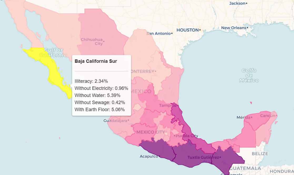 Mexico web map preview